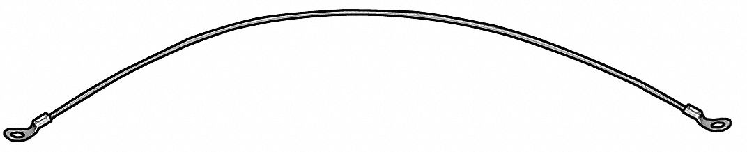 LANYARD,2 TERMINALS,3/64X18 L,PK5