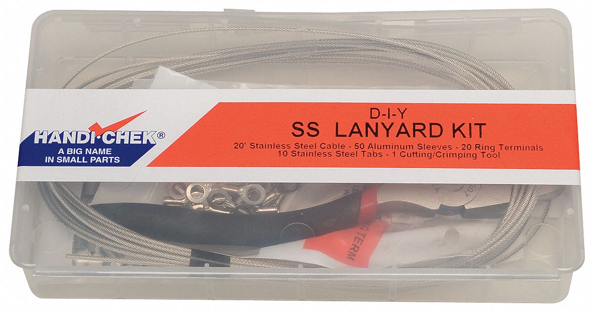 3HLG1 - Lanyard Assembly Kit 3/64 In SS