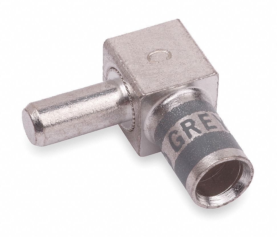 3HLG2 - Flag Connector Male 4 AWG Gray