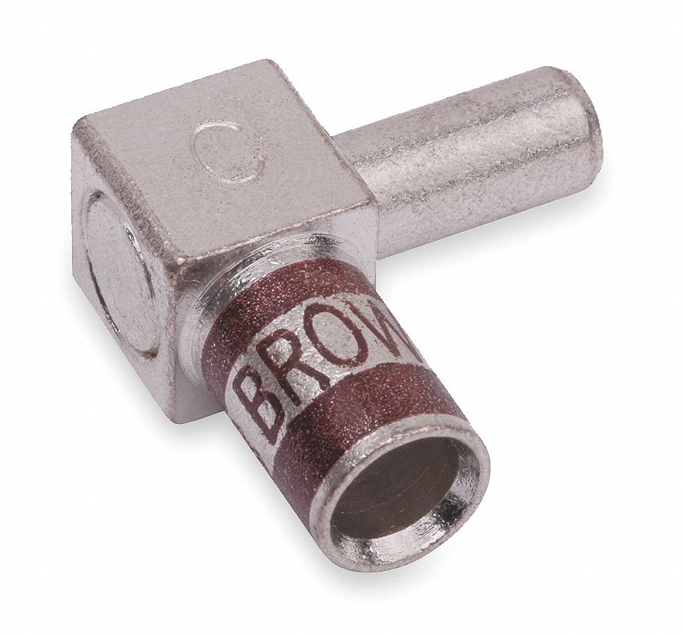 3HLG3 - Flag Connector Male 2 AWG Brown