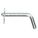 HITCH PIN, ⅝ IN DIA, 4 IN L, STEEL, BENT, INCH, ⅝ IN DIA, 4 IN SHANK L, GRADE 1038