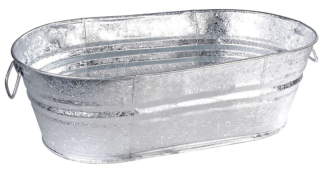 Utility Tub 16 gal Silver