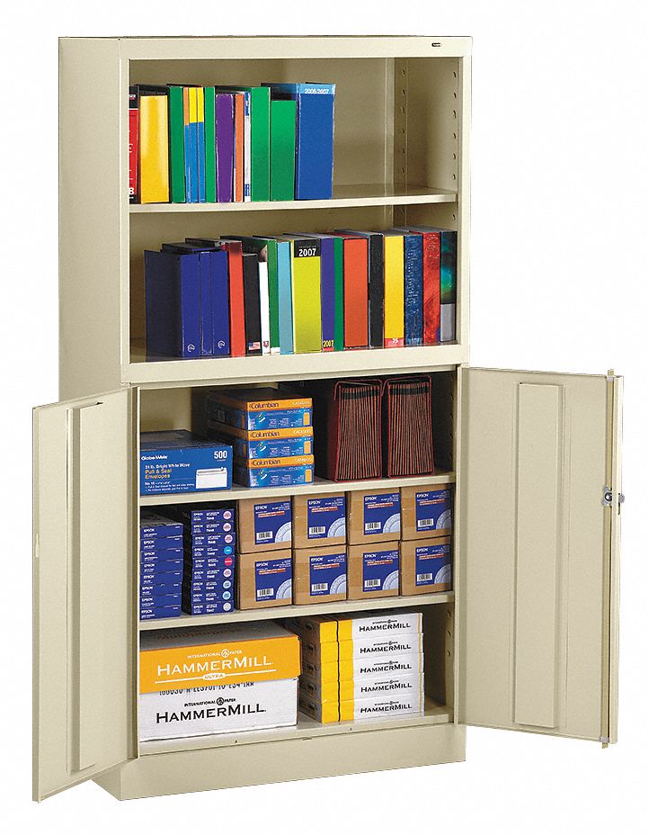 3HNP5 - D4884 Bookcase Storage Cabinet Putty
