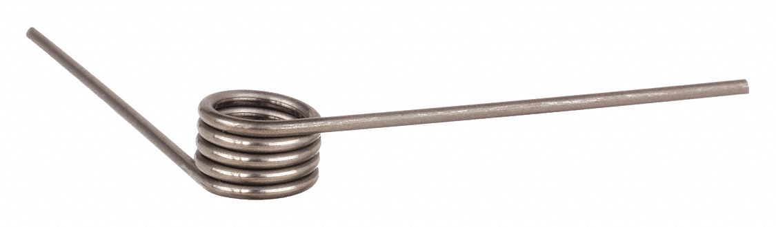 Torsion Spring: Right Hand Wind Dir, Music Wire, 0.025 in Wire Dia, 0.235 in O.D., 6 PK