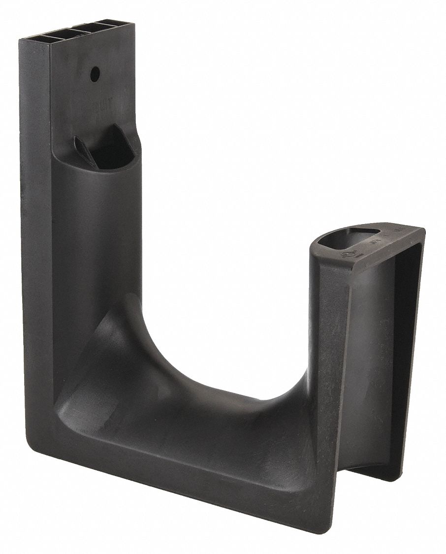 J-HOOK, 4 IN MAX BUNDLE, 200 LB MAX. LOAD CAPACITY, NYLON 6/6, BLACK, 10 PK