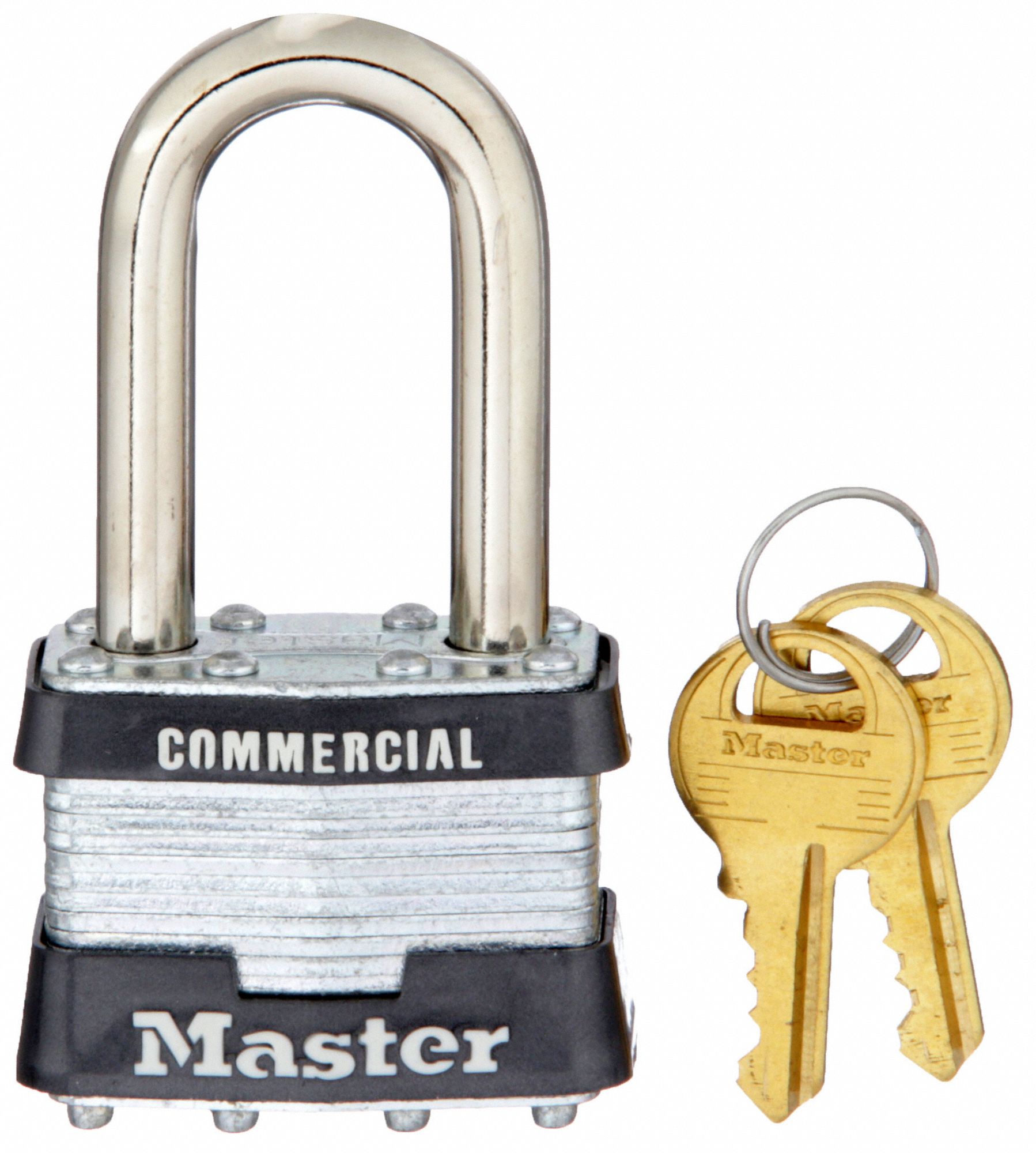 Master Lock Commercial Keyed Padlock, 1-9/16-in Wide x 1-1/2-in Shackle  Keyed Alike in the Padlocks department at