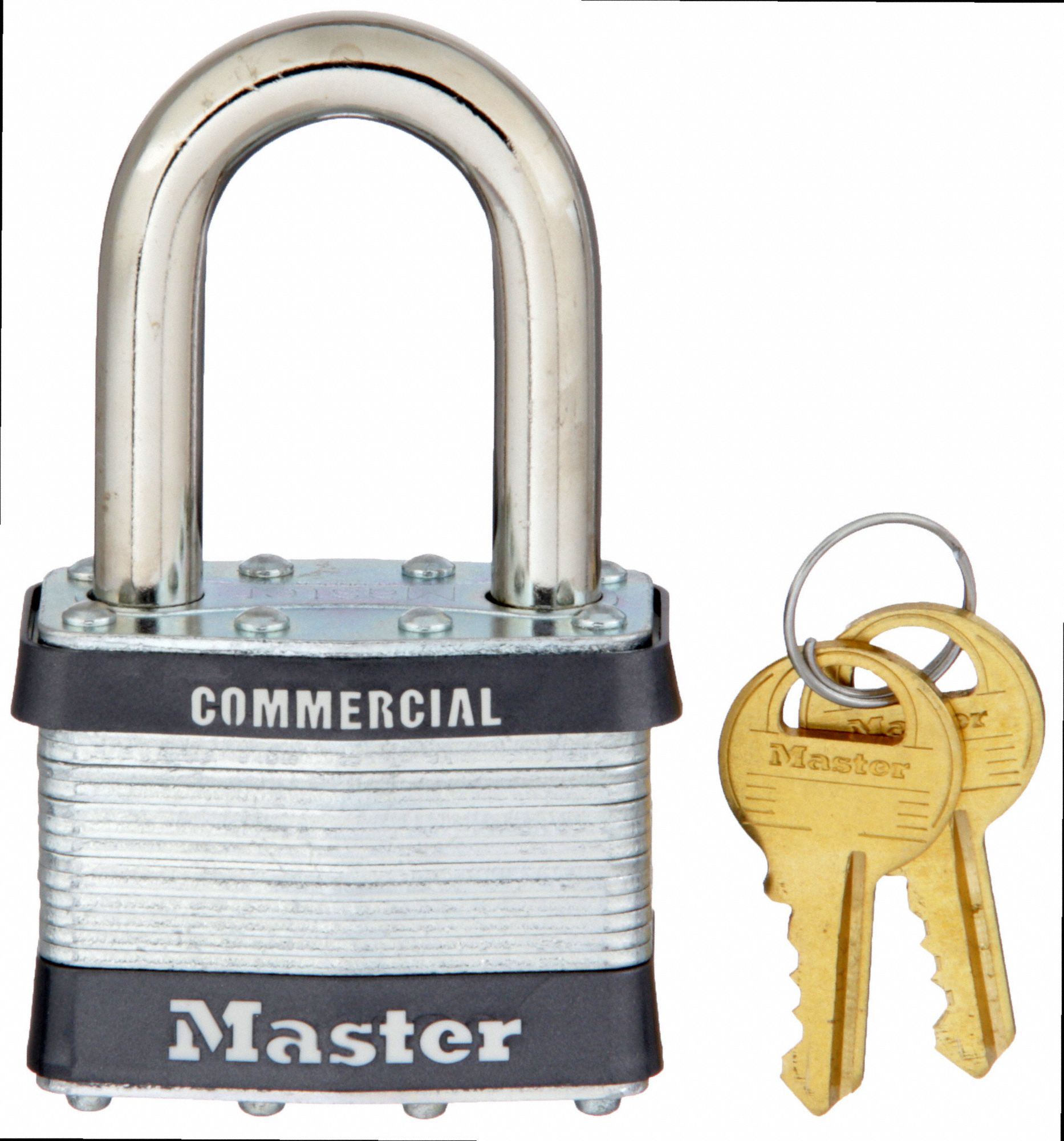 PADLOCK STL 2IN-4PIN 1-1/2IN SHKL