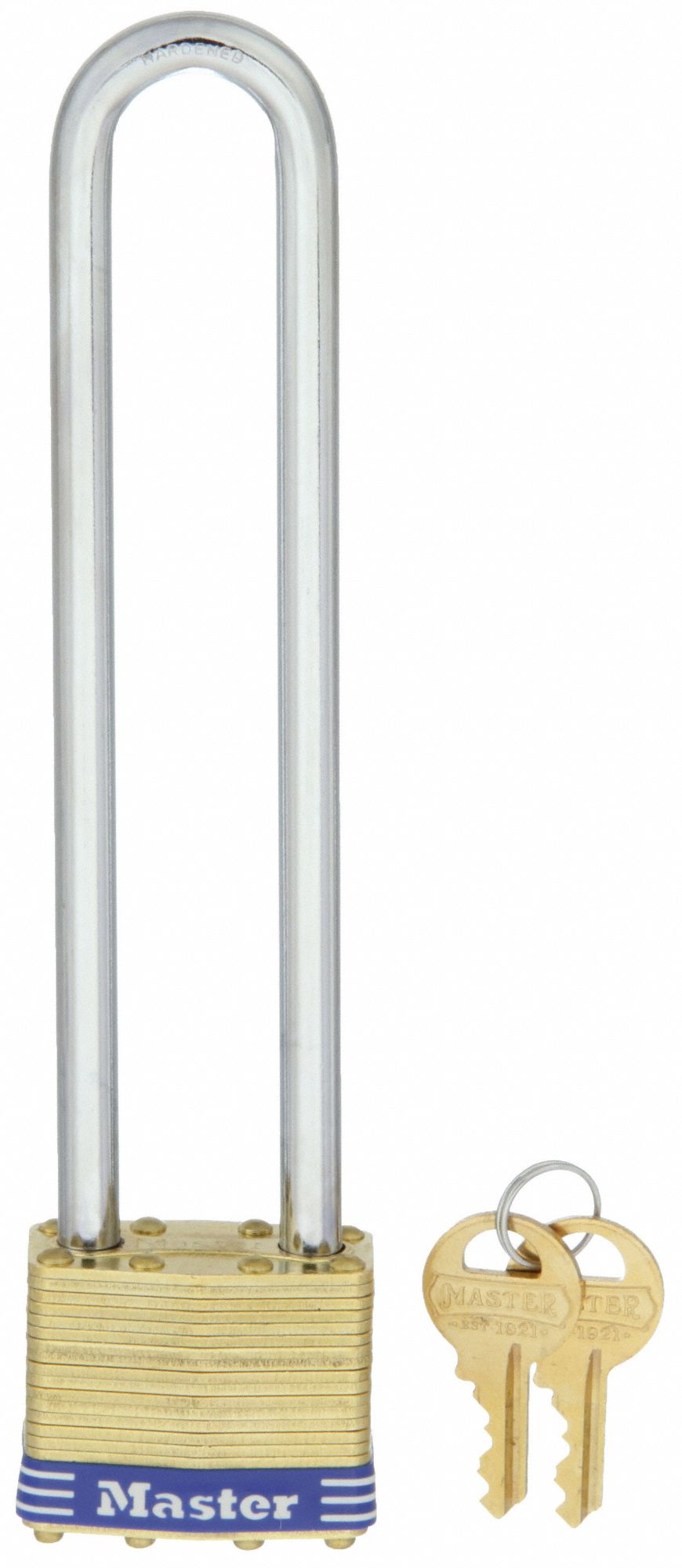 KEYED PADLOCK,3/4 IN,RECTANGLE,SILVER