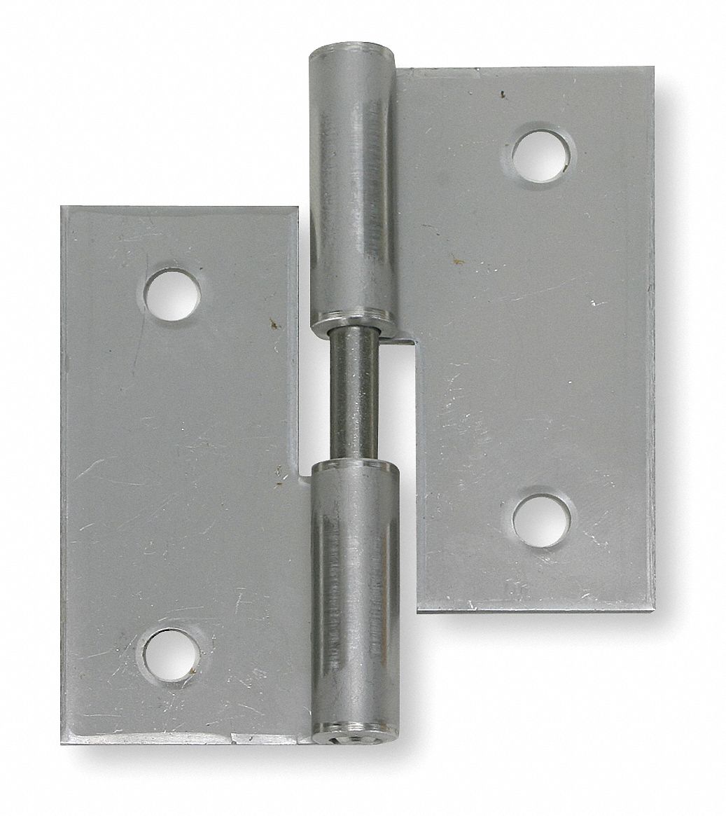 GRAINGER APPROVED 111/16" x 2" Stainless Steel LiftOff Hinge With