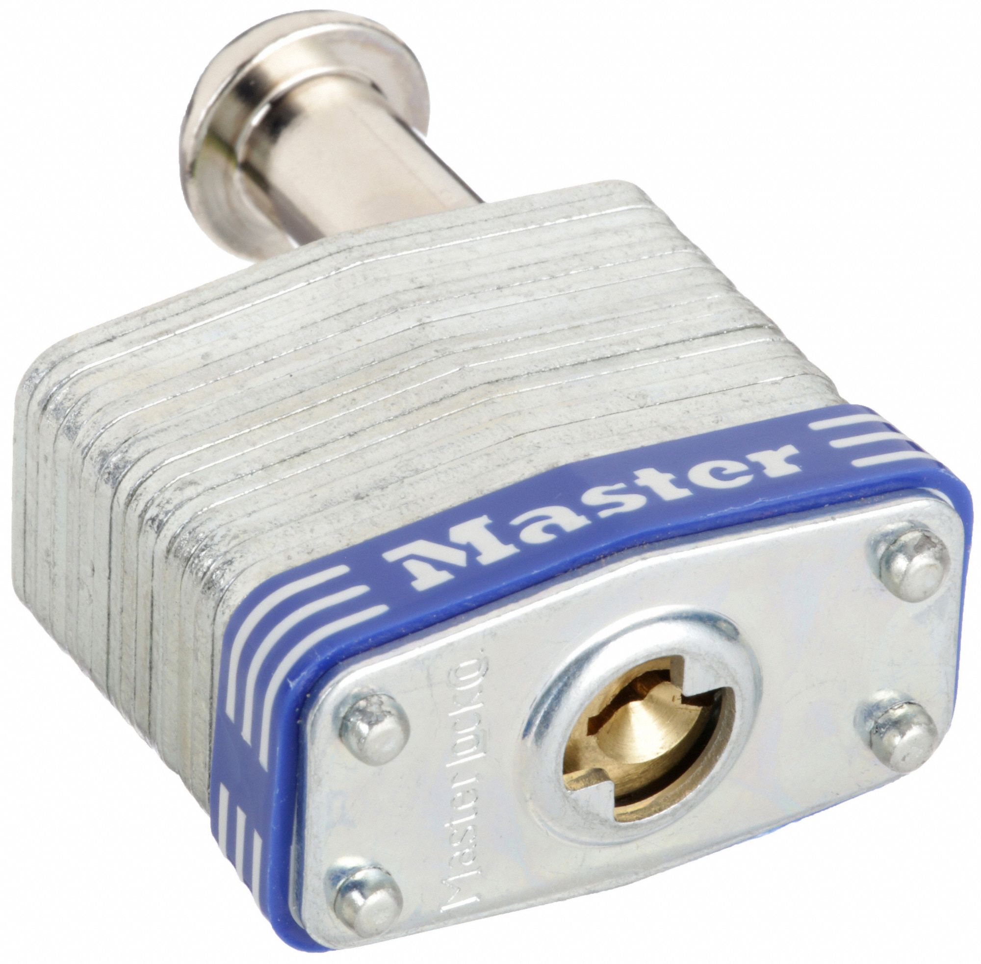 MASTER LOCK Padlock 7/8 in Vertical Shackle Clearance, 3/8 in Shackle