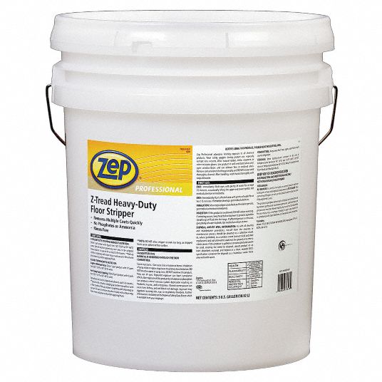 ZEP PROFESSIONAL, Bucket, 5 gal Container Size, Floor Stripper - 3HUP1 ...