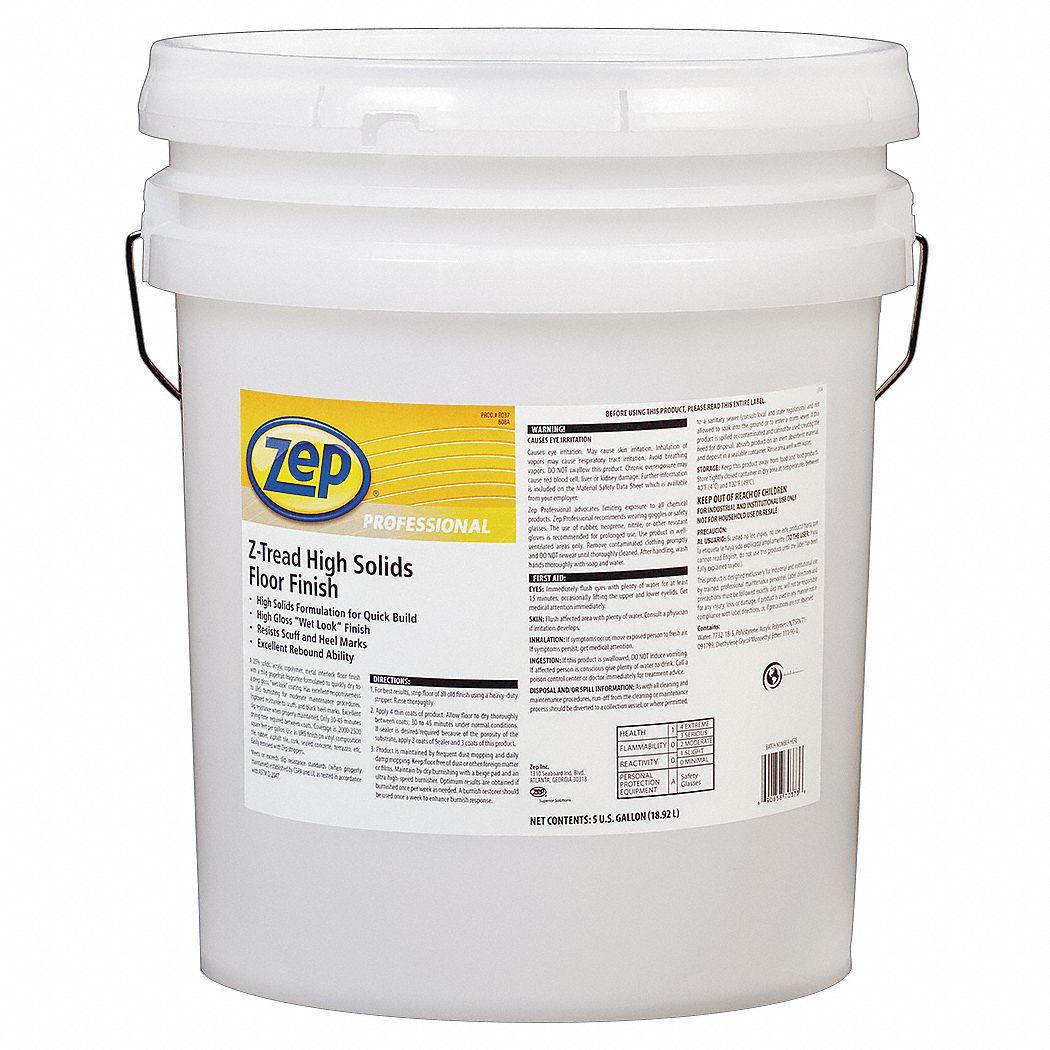 Zep Professional Floor Finish Multiple 20 To 30 Min 3hur3