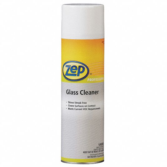 ZEP PROFESSIONAL, Liquid, Aerosol Spray Can, Glass Cleaner 5DPV0
