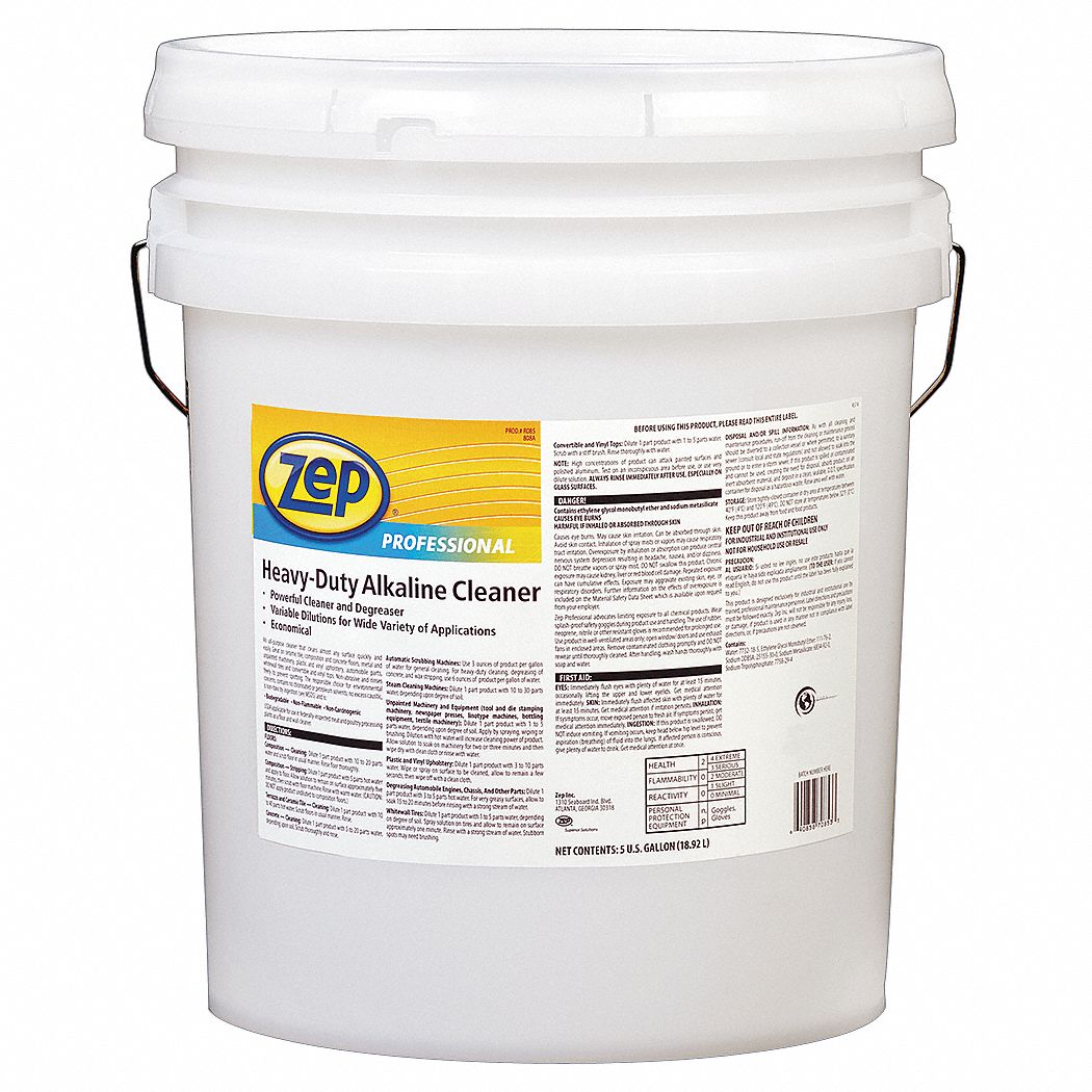 ZEP PROFESSIONAL Cleaner, 5 gal Cleaner Container Size, Pail Cleaner ...