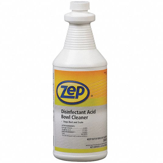 Toilet Bowl Cleaner, Bottle Container Type, Mint Fragrance, Ready to ...