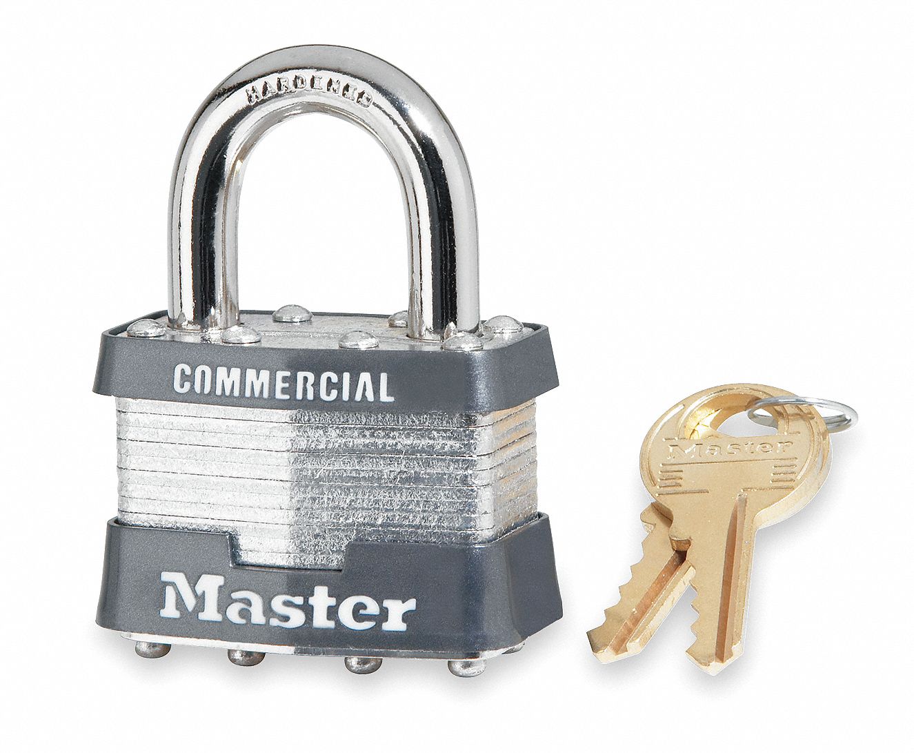 MASTER LOCK Padlock 15/16 in Vertical Shackle Clearance, 3/4 in