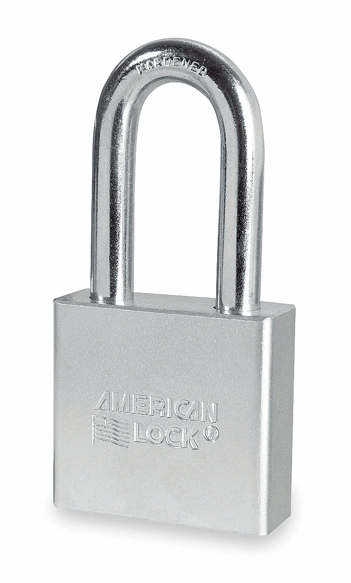 CADENAS A CLE, 3/4 PO, RECTANGLE, ARGENT