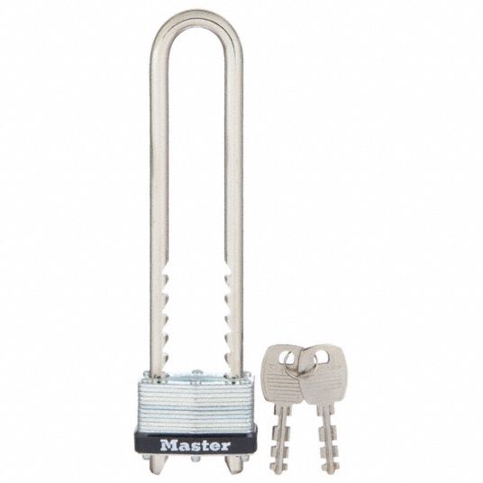 Master Lock Shackle Adjustable 1 3/4 Key Padlock