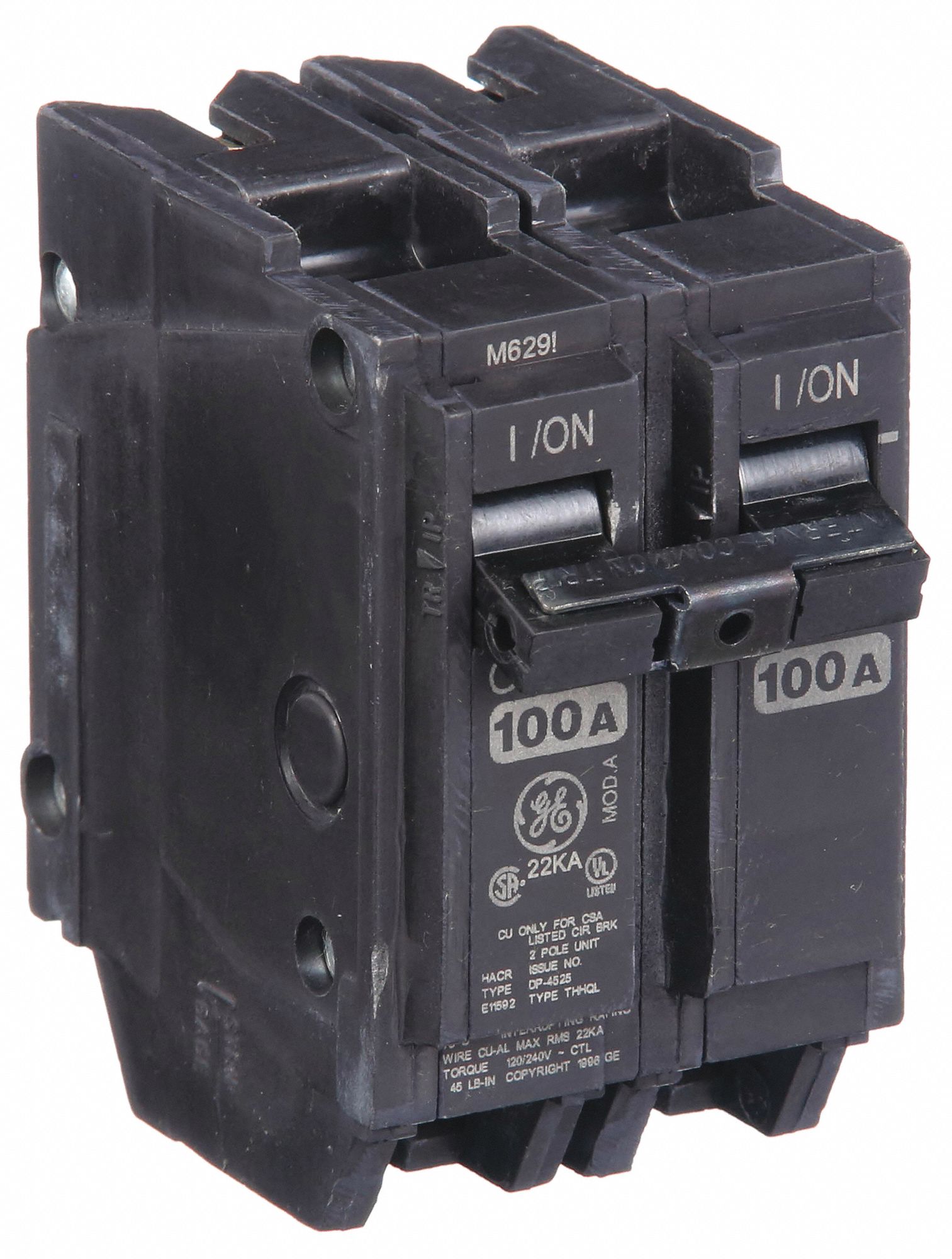 GE, THHQL, 100 A, Miniature Circuit Breaker 3HXG5THHQL21100 Grainger