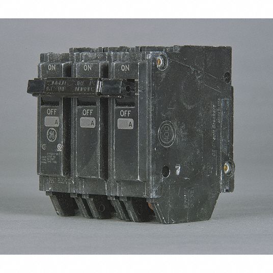 GE Miniature Circuit Breaker 45 A, 120/240V AC, Three Phase, 10kA at