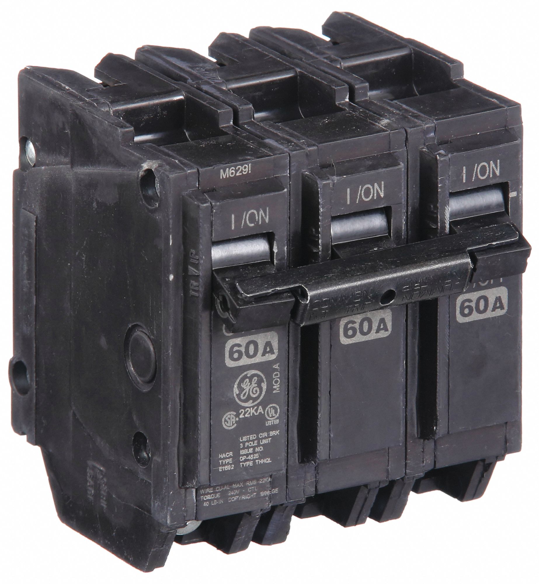 GE, THHQL, 60 A, Miniature Circuit Breaker 3HXH2THHQL32060 Grainger