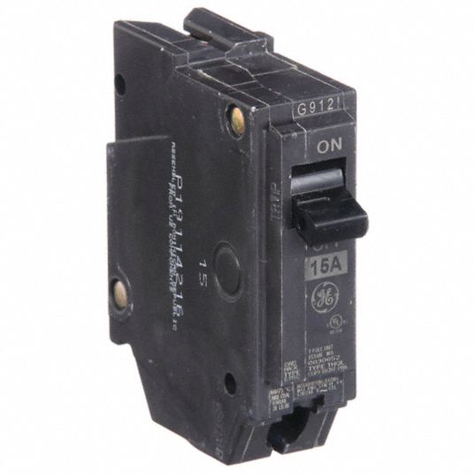 GE, THQL, 15 A, Miniature Circuit Breaker - 3HXH4|THQL1115 - Grainger