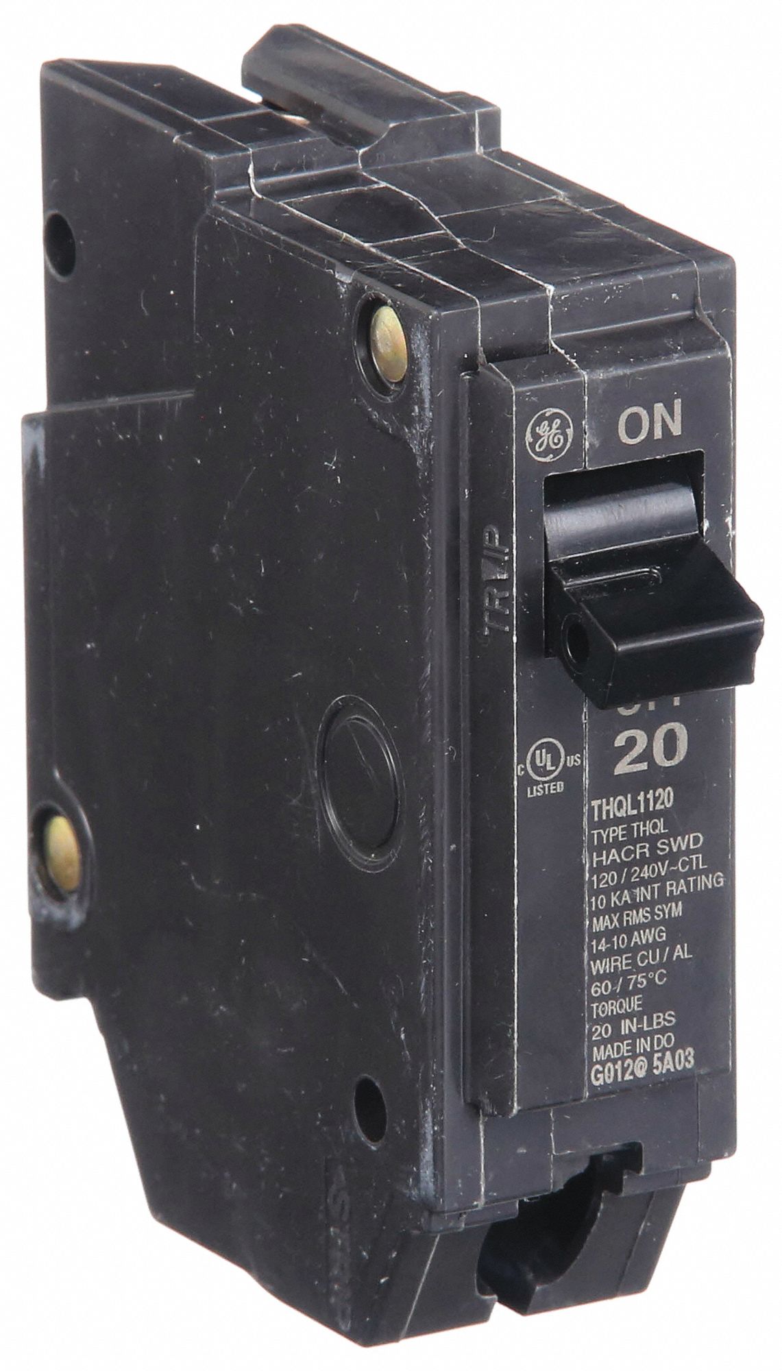 GE, THQL, 20 A, Miniature Circuit Breaker - 3HXH8|THQL1120 - Grainger