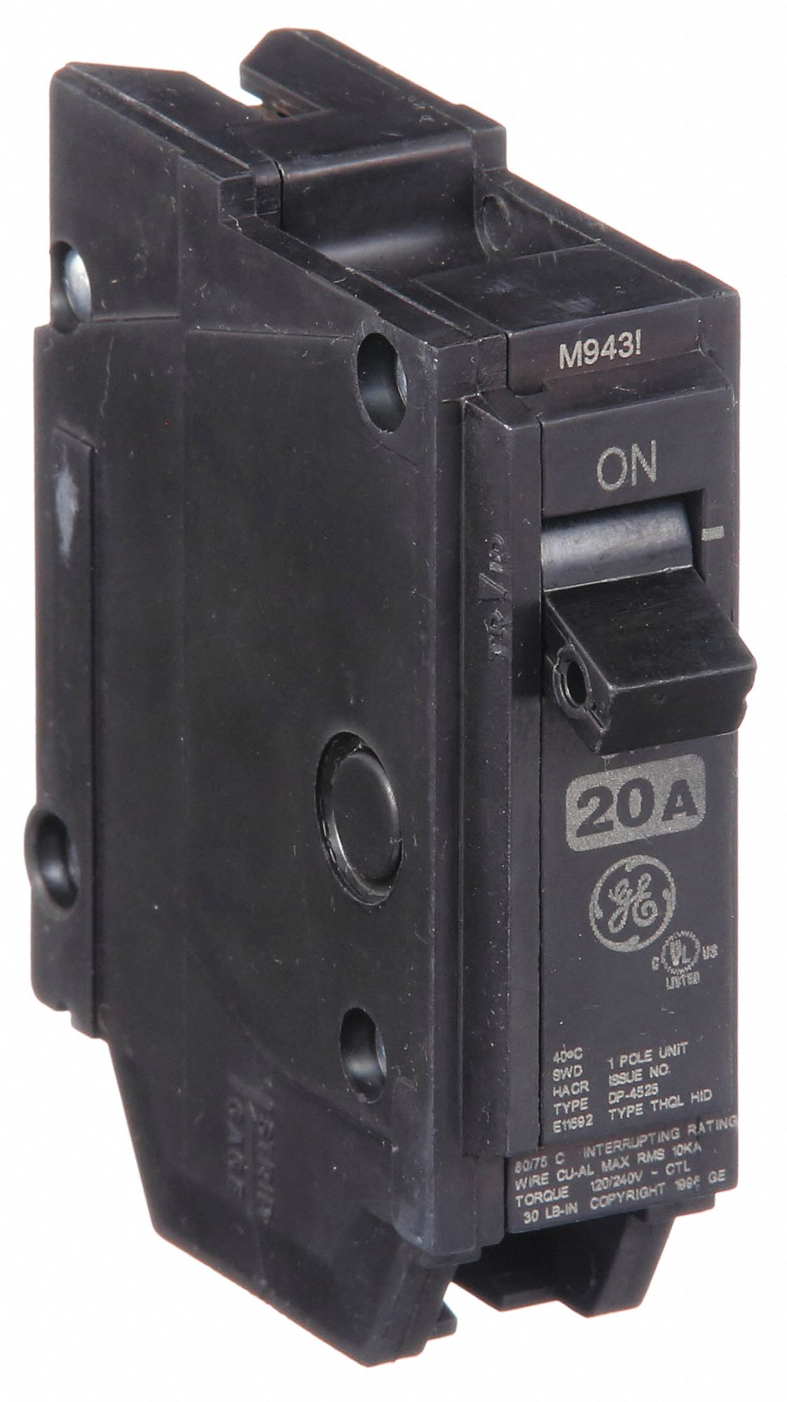 GE, THQL, 20 A, Miniature Circuit Breaker - 3HXJ1|THQL1120HID - Grainger