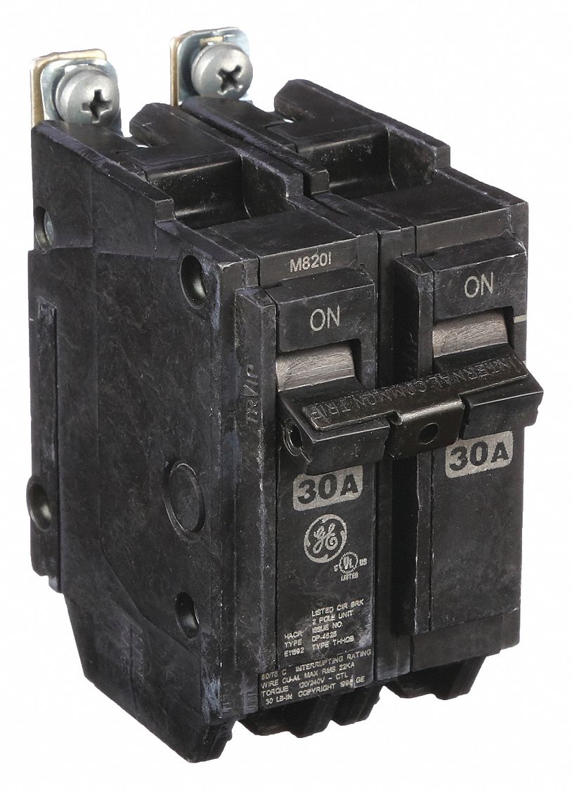 GE, THHQB, 30 A, Miniature Circuit Breaker 3HXP7THHQB2130 Grainger