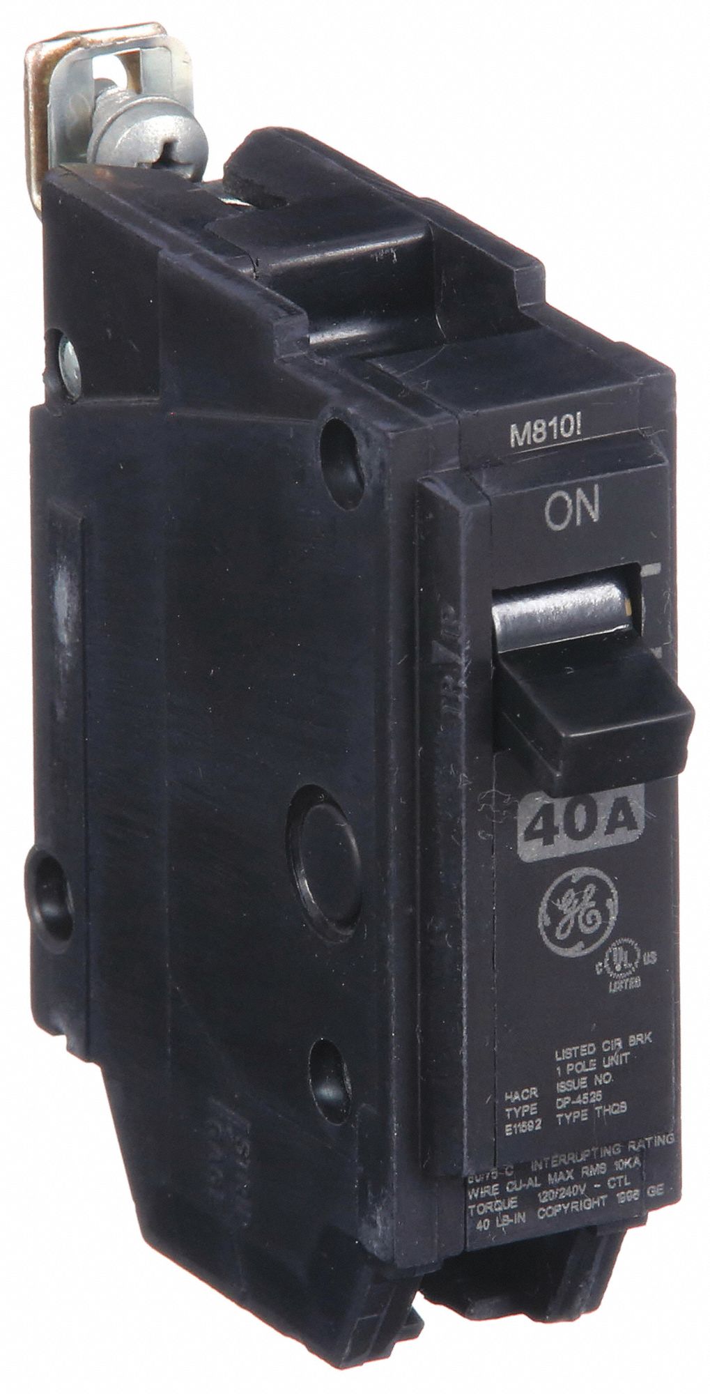 GE, THQB, 40 A, Miniature Circuit Breaker 3HXT5THQB1140 Grainger