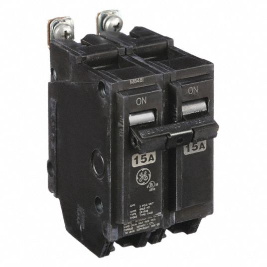 GE, THQB, 15 A, Miniature Circuit Breaker - 3HXU2|THQB2115 - Grainger