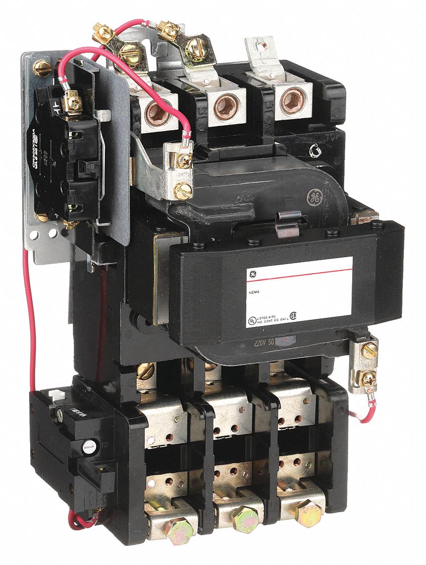 Magnetic Motor Starter: Non-Reversing, 3 Poles, NEMA Size 4, 135 A, 120V AC Coil