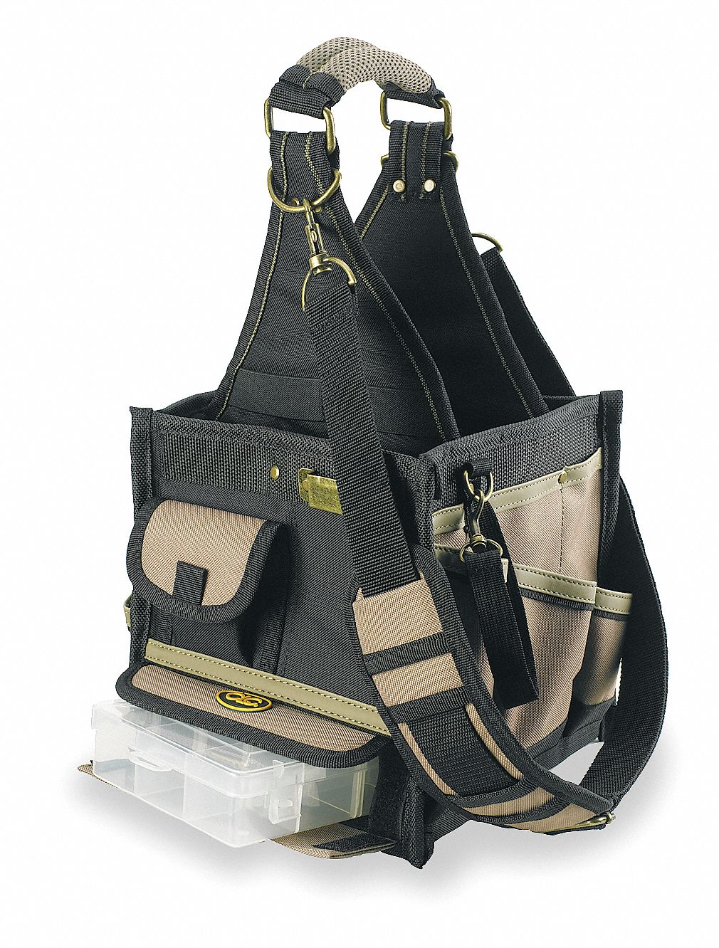 CLC Polyester, Tool Tote, Number of Pockets 22, 8 in Overall Width, 16