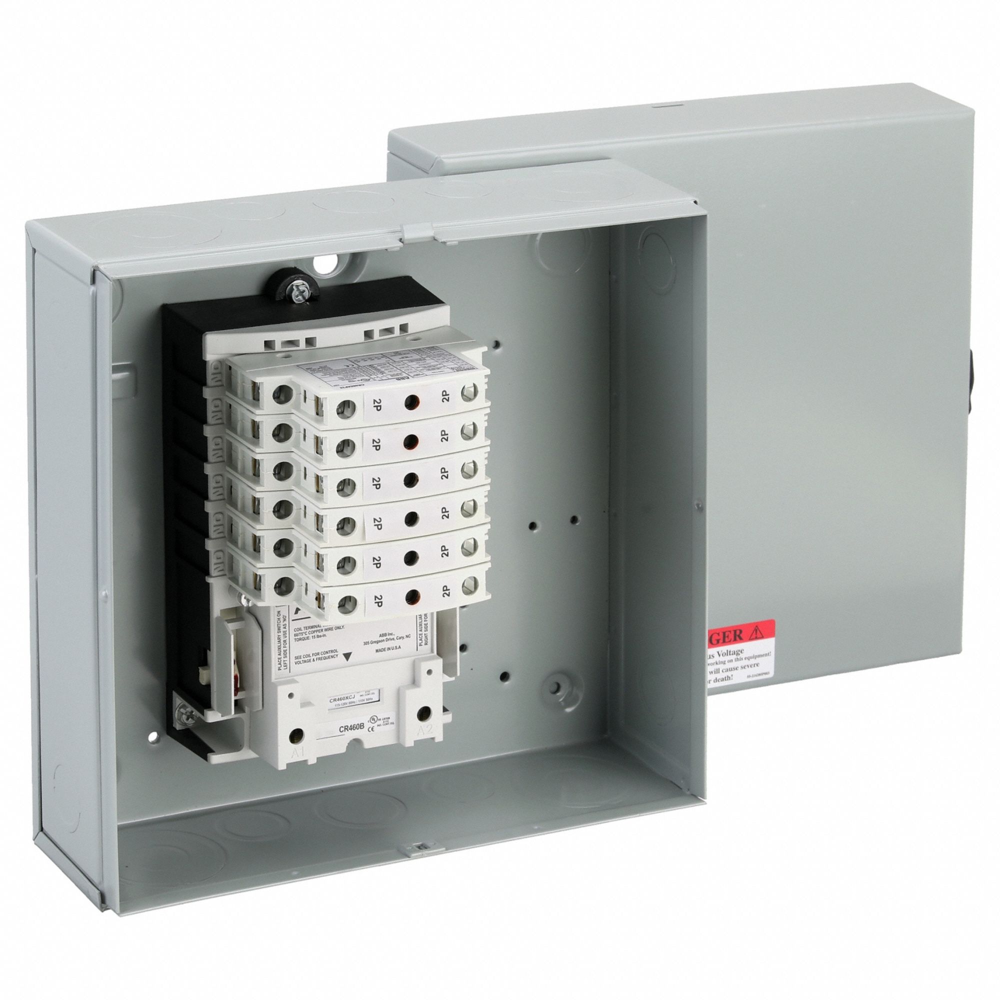 GE, 12 Poles, 120V AC, Lighting Contactor 3HYC9