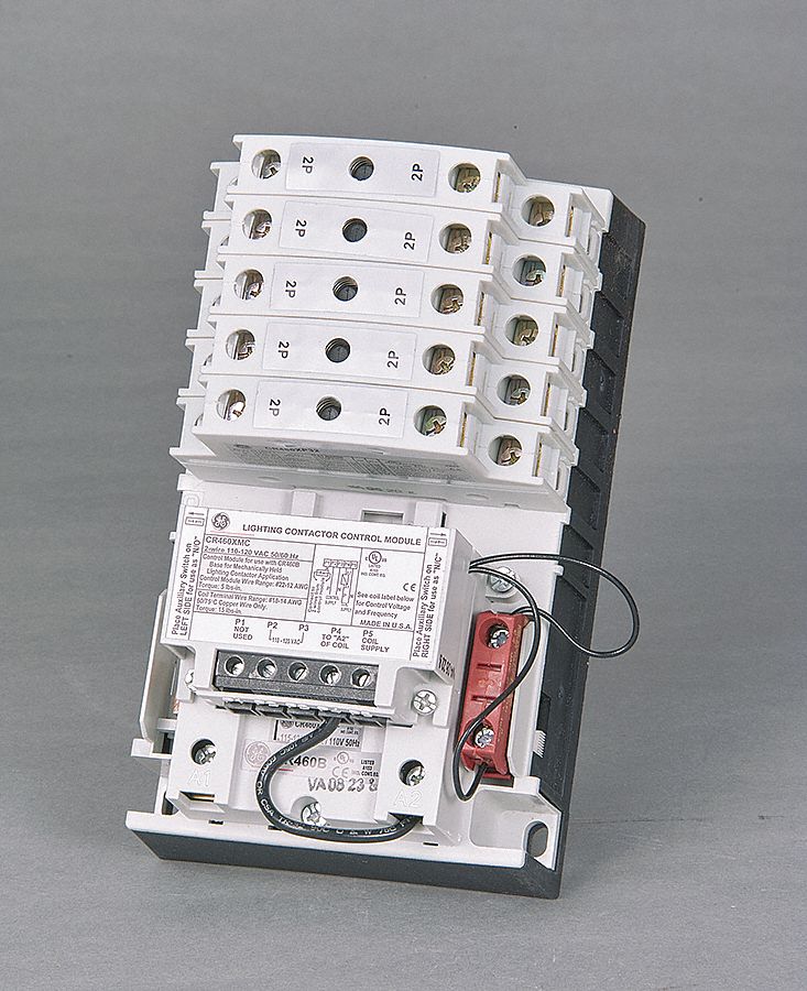 Lighting Magnetic Contactor: 10 Poles, 120V AC, 30 A, 2-Wire, Mechanically Held