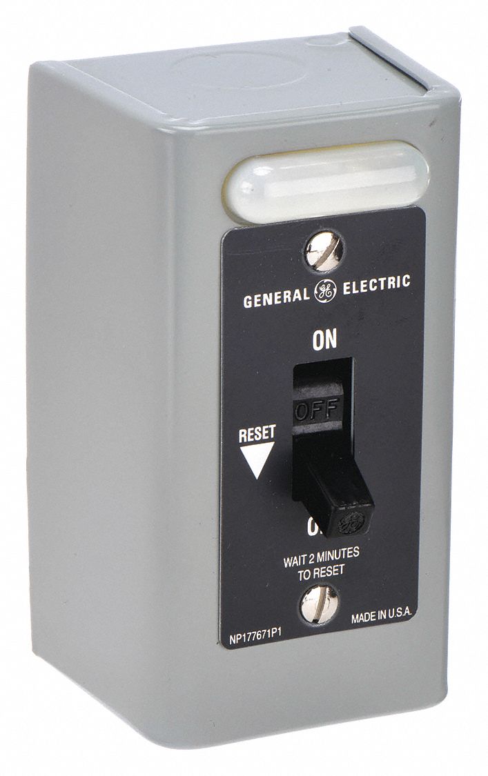 Manual Motor Starter: Non-Reversing, 2 Poles, 16 A, Thermal Protection, Toggle Switch