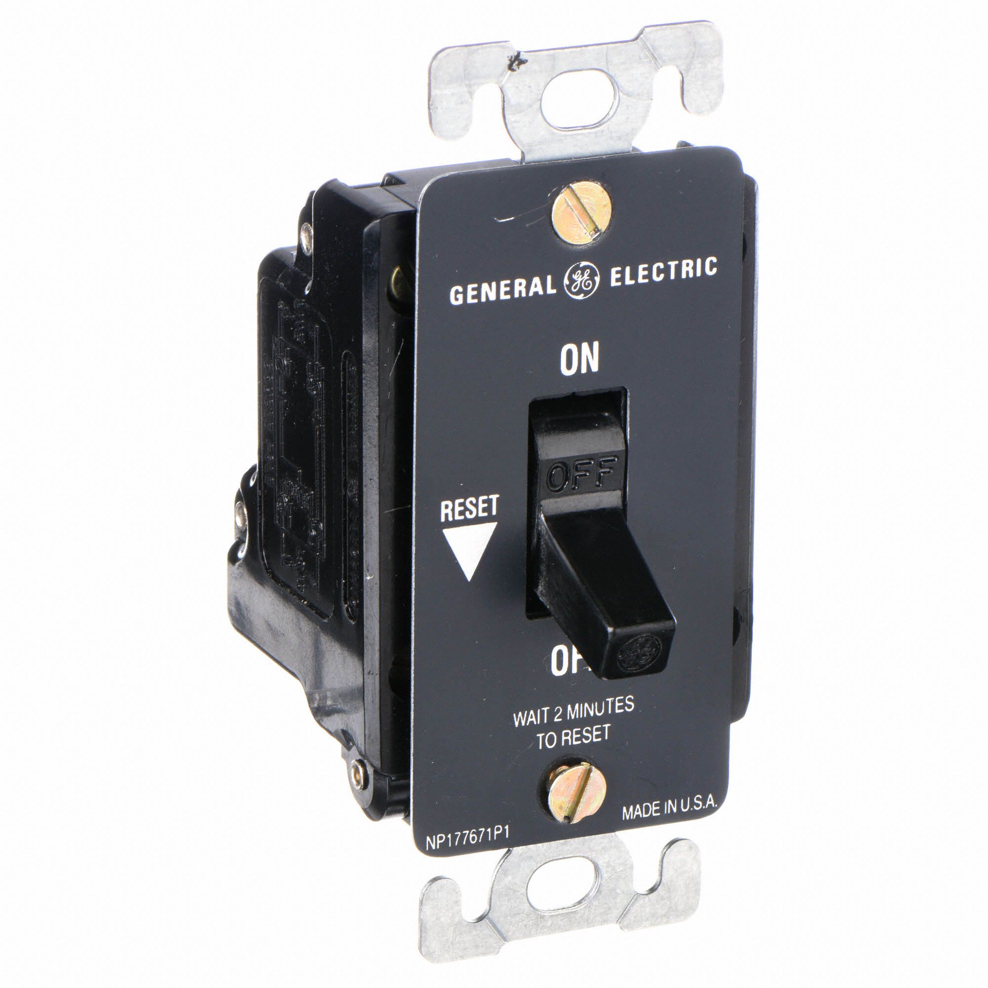 GE Manual Motor Starter, Toggle, No Enclosure Enclosure NEMA Rating, 16