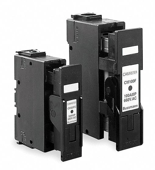 Fuse Block: Finger-Safe, 1 Pole, 690 V AC, DIN Rail Mounting, Screw Termination