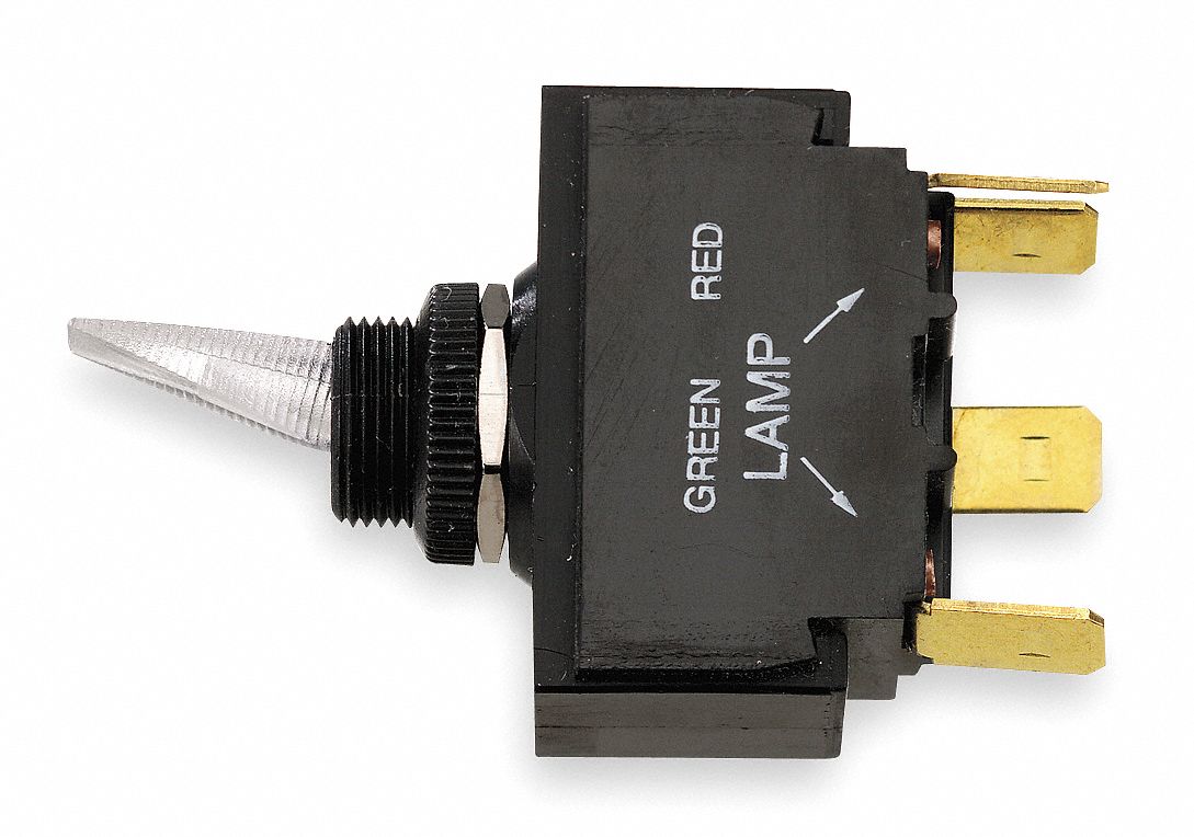3HZ81 - Lighted Toggle Switch SPST 1/4 in.