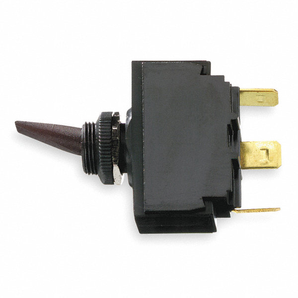HUBBELL WIRING DEVICE-KELLEMS Marine Toggle Switch, Number of Connections: 3, Switch Function ...
