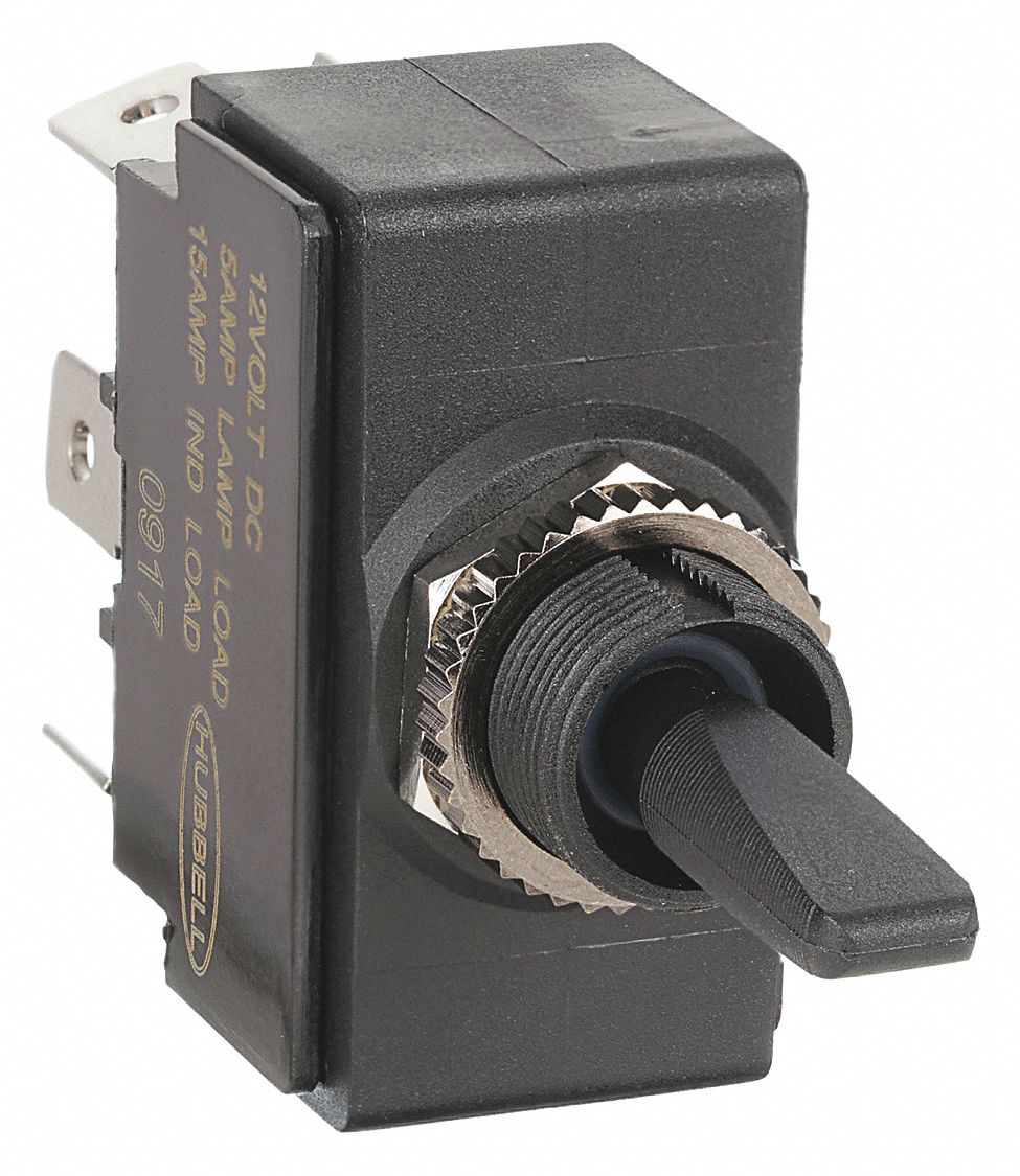 MARINE TOGGLE SWITCH, 3 POSITION, 6 CONNECTIONS, DPDT, MARINE SERIES