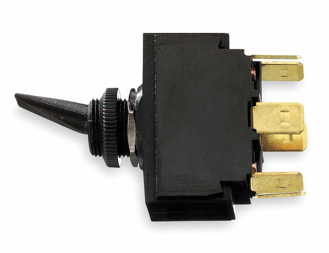 3HZ96 - Marine Toggle Switch DPDT 1/4 in Solder