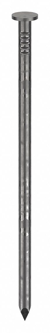 FRAMING NAILS, 3¼ IN L, GALVANIZED, FLAT, SMOOTH, STEEL, 4,000 PK
