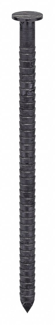 FRAMING NAILS, 2⅜ IN L, FRAMING NAILS, FLAT, RING, 2⅜ IN OVERALL L, 5,000 PK