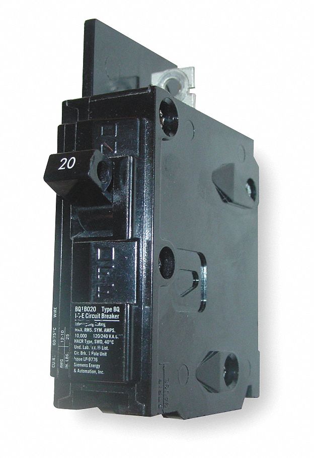 Miniature Circuit Breaker: 50 A Amps, 120V AC, 1 Poles, High Interrupting Capacity