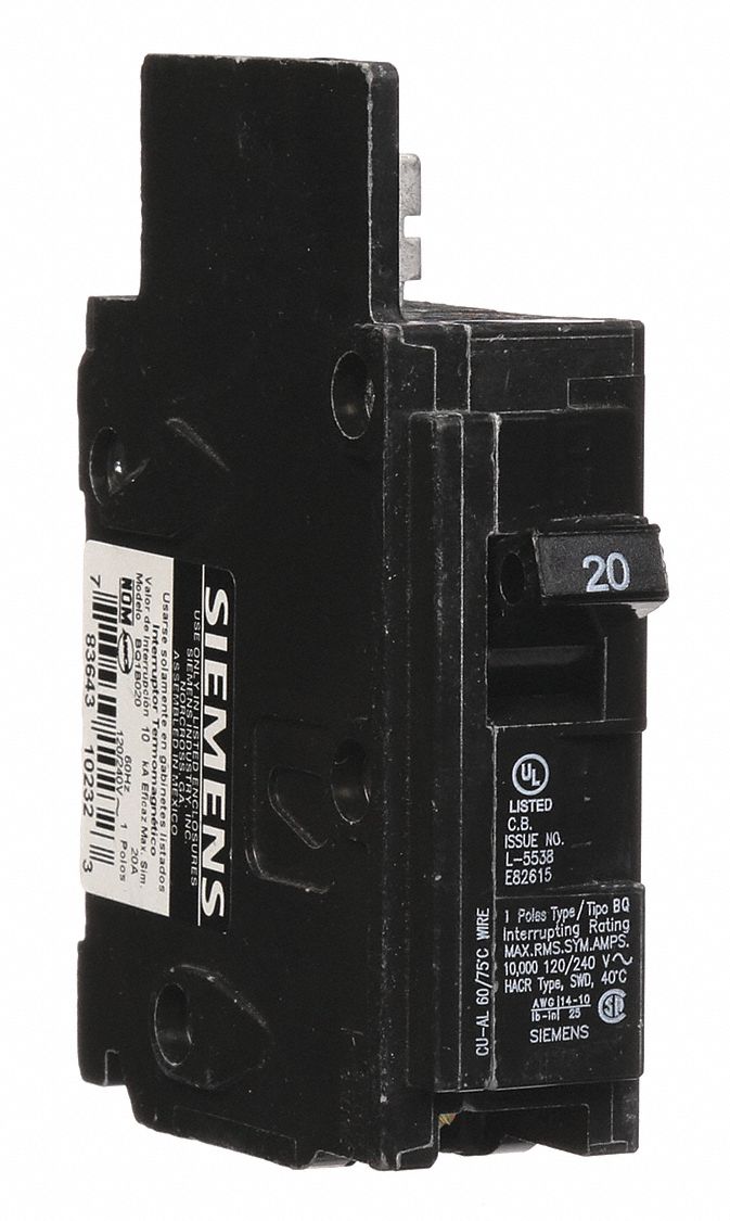 I-T-E Circuit Breaker EQ-P QP1-B020 20A 20 Amp 20 A 1P 