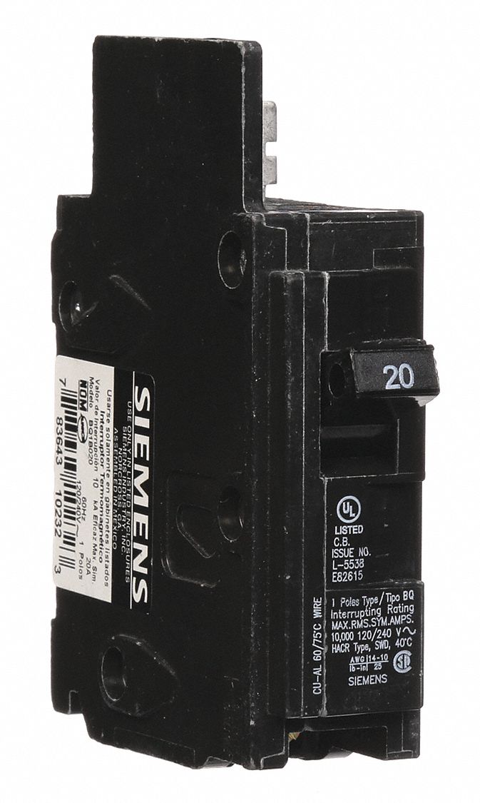 Electrical Equipment & Supplies ITE SIEMENS BQ1B020 CIRCUIT BREAKER 20