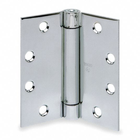 STANLEY Spring Hinge With Holes, Gray Enamel Finish 3J107420920