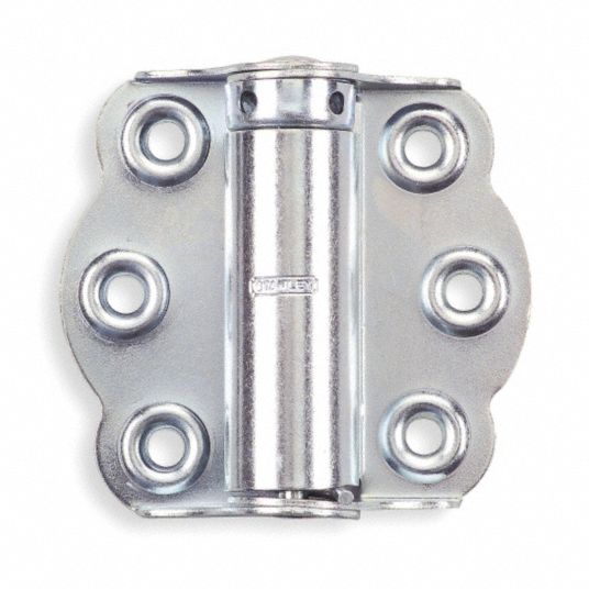 STANLEY Spring Hinge With Holes, Bright Zinc Finish 3J204748848
