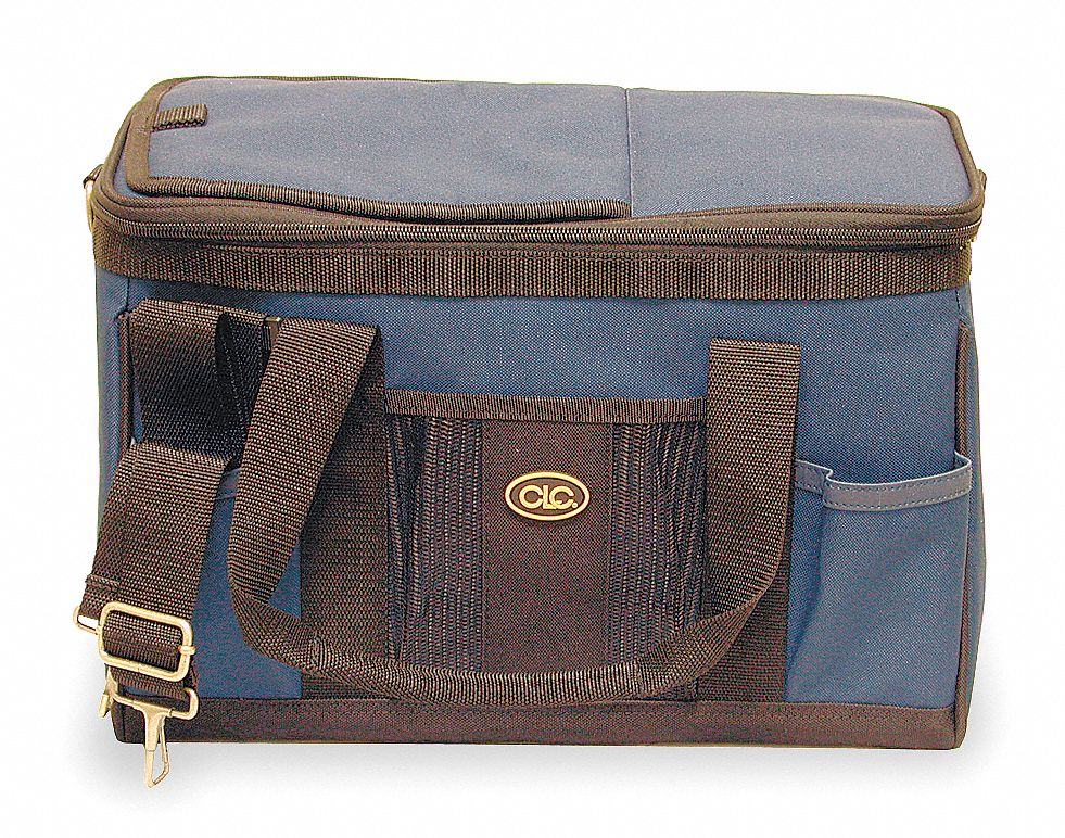 3JA11 - Tool Tote/Cooler Bag 12 Cans Blue/Black